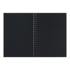 Альбом для графики А4, 210 х 297 Гамма, "Студия" 30 листов, на гребне 140г/м, черный - фото 24432750