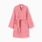 Халат женский махровый «Экономь и Я», размер 40-42, пыльно-розовый, хлопок, 320 г/м² - Фото 6