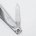 Кусачки-книпсер педикюрные, с выдвижной пилкой, 8,5 см, цвет серебристый, SZZ-19-D Metzger - фото 24554846