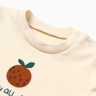 Лонгслив детский «Крошка Я» Oranges, рост 74-80 см, цвет молочный - Фото 5