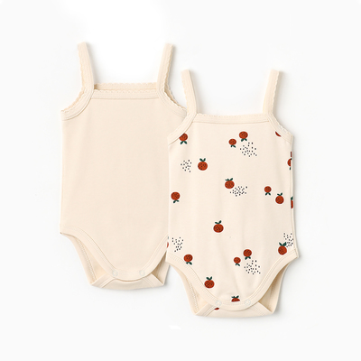 Комплект боди «Крошка Я» Oranges 2 шт., рост 62-68, молочный