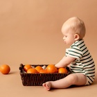Боди детское «Крошка Я» Oranges, рост 68-74, цвет молочный - Фото 2