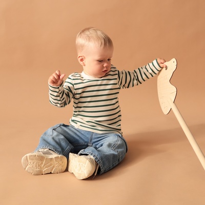 Лонгслив Крошка Я Oranges, рост 80-86 см, молочный