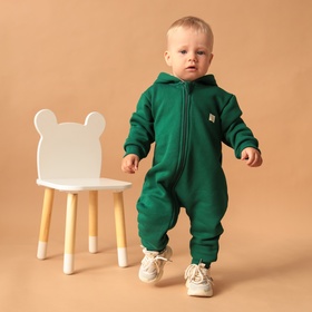 Комбинезон с капюшоном Крошка Я Oranges  р. 86-92, зеленый 9834509