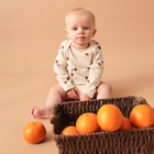 Боди с дл. рукавом Крошка Я Oranges  р. 62-68, молочный 9834511
