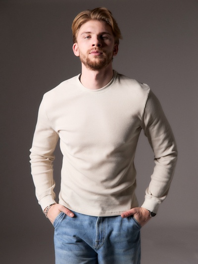 Джемпер мужской MIST Men's classic, размер 48, бежевый