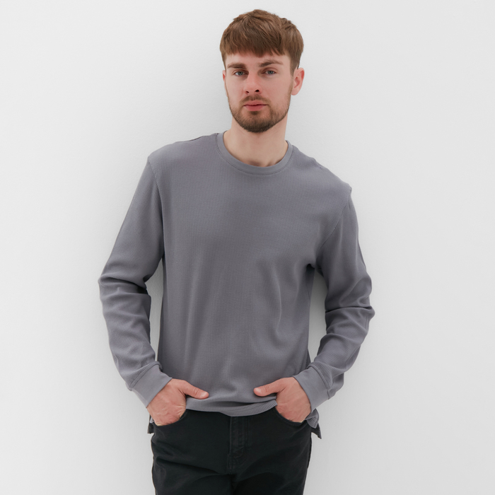 Джемпер мужской MIST Men's classic, размер 48, серый - Фото 1
