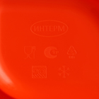 Блюдо для шашлыка с соусницей 30,3×21×2,5 см, цвет оранжевый - Фото 6