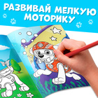 Раскраска «Вокруг мира. Щенячий патруль», с цветным фоном, А4, 36 стр. - Фото 3