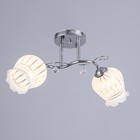 Люстра "Оста" 2х60Вт Е27 Хром - фото 24488258