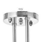 Люстра "Оста" 2х60Вт Е27 Хром - фото 24488264