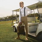 Рюкзак городской из натуральной кожи на молнии, Igermann, цвет зелёный - фото 25489581