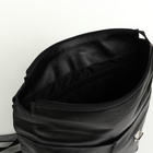 Рюкзак городской из натуральной кожи на молнии, Igermann, цвет чёрный - Фото 4