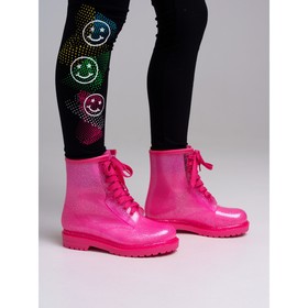 Ботинки резиновые для девочек PlayToday, размер 34