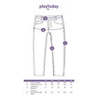 Джинсы для девочки PlayToday, рост 110 см - Фото 10