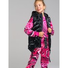 Жилет утеплённый для девочки PlayToday, рост 146 см - фото 27815549