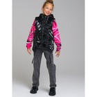 Жилет утеплённый для девочки PlayToday, рост 146 см - фото 27815550