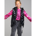 Жилет утеплённый для девочки PlayToday, рост 146 см - фото 27815552