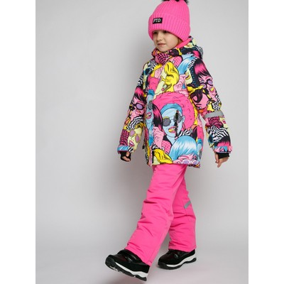 Комплект зимний для девочки PlayToday: куртка и полукомбинезон, рост 140 см