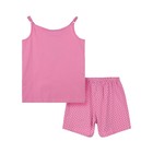 Пижама для девочки PlayToday: майка и шорты, рост 128 см - Фото 2