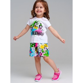 Комплект для девочки PlayToday: футболка и шорты, рост 86 см