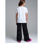 Пижама для девочки PlayToday: футболка и брюки, рост 146 см - Фото 4