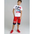Комплект для мальчика PlayToday: футболка и шорты, рост 176 см - Фото 2