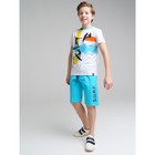 Комплект для мальчика PlayToday: футболка и шорты, рост 170 см - фото 110479579