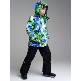 Комплект зимний для мальчика PlayToday: куртка и брюки, рост 128 см