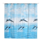 Штора для ванны Доляна «Морская», 180×180 см, EVA - Фото 1