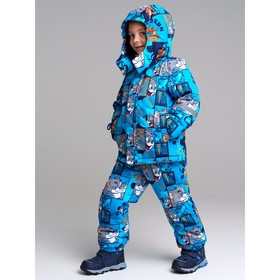 Комплект зимний для мальчика PlayToday: куртка и полукомбинезон, рост 116 см
