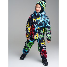 Комплект зимний для мальчика PlayToday: куртка и полукомбинезон, рост 110 см