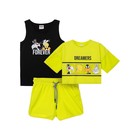 Комплект для девочки PlayToday: футболка и шорты, рост 152 см - фото 110480478