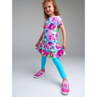 Комплект для девочки PlayToday: платье и легинсы, рост 98 см - фото 110480490