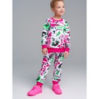 Комплект для девочки PlayToday: свитшот и брюки, рост 110 см - фото 110480507