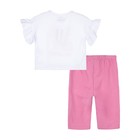 Пижама для девочки PlayToday: футболка и бриджи, рост 104 см - Фото 2