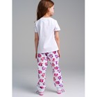 Пижама для девочки PlayToday: футболка и брюки, рост 110 см - Фото 3