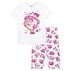 Пижама для девочки PlayToday: футболка и брюки, рост 116 см - Фото 1