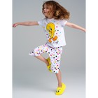 Пижама для девочки PlayToday: футболка и брюки, рост 104 см - Фото 3