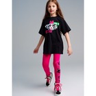 Комплект для девочки PlayToday: футболка и легинсы, рост 164 см - фото 110758906