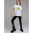 Комплект для девочки PlayToday: футболка и легинсы, рост 140 см - фото 110480867