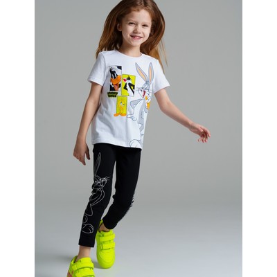 Комплект для девочки PlayToday: футболка и легинсы, рост 104 см