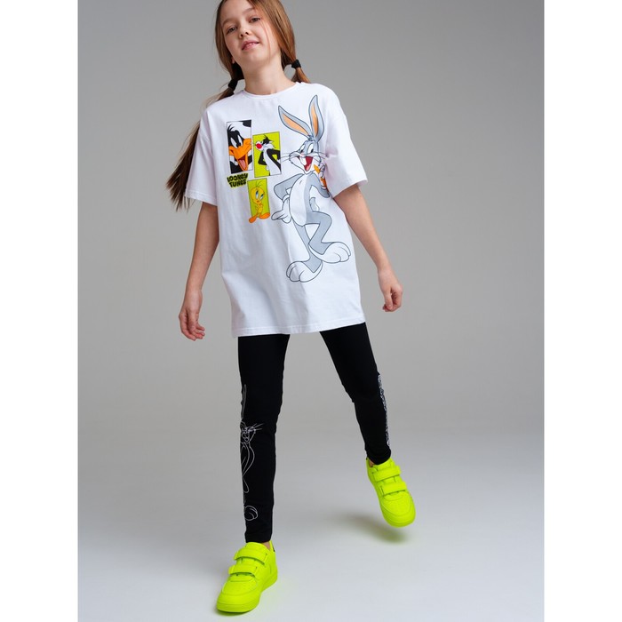 Комплект для девочки PlayToday: футболка и легинсы, рост 170 см
