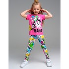 Комплект для девочки PlayToday: футболка и легинсы, рост 98 см - фото 110480968