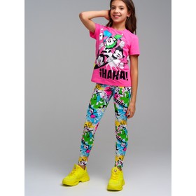 Комплект для девочки PlayToday: футболка и легинсы, рост 146 см