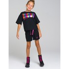 Комплект для девочки PlayToday: футболка и шорты, рост 152 см - фото 110481141