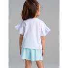Пижама для девочки PlayToday: футболка и шорты, рост 104 см - Фото 3