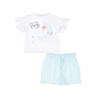 Пижама для девочки PlayToday: футболка и шорты, рост 104 см - Фото 5