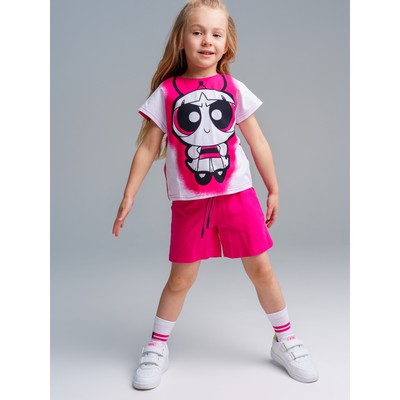 Комплект для девочки PlayToday: футболка и шорты, рост 104 см