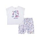 Пижама для девочки PlayToday: футболка и шорты, рост 146 см - фото 27815601